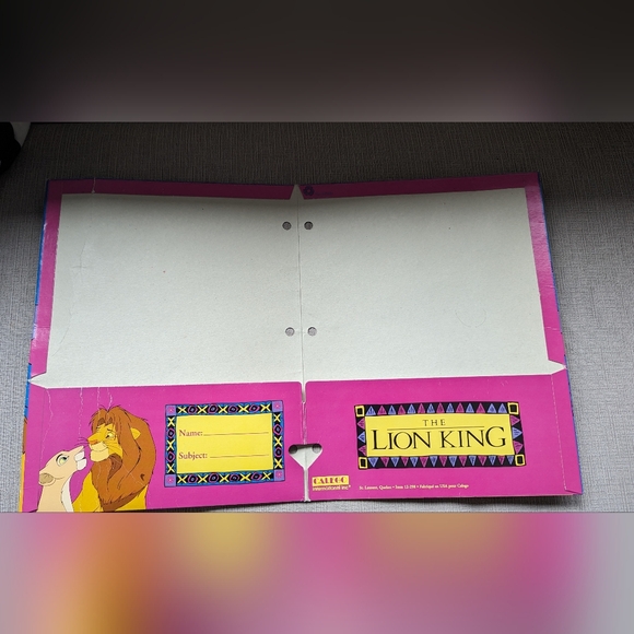 Lion King Folder - Picture 2 of 3